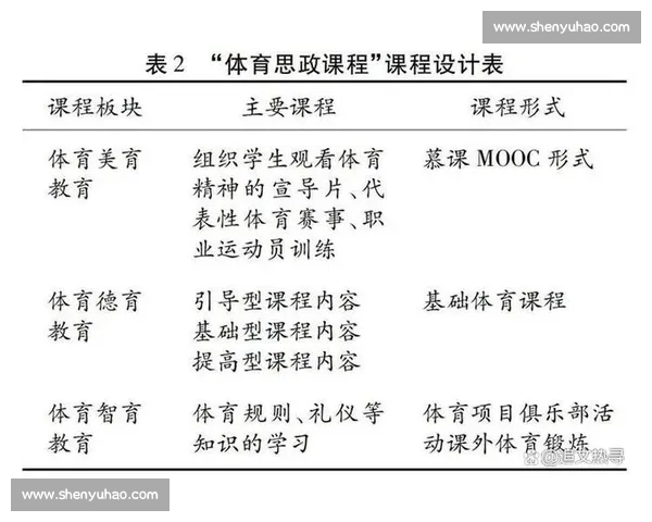 新时代背景下我国中小学体育教育政策优化与实施路径探讨